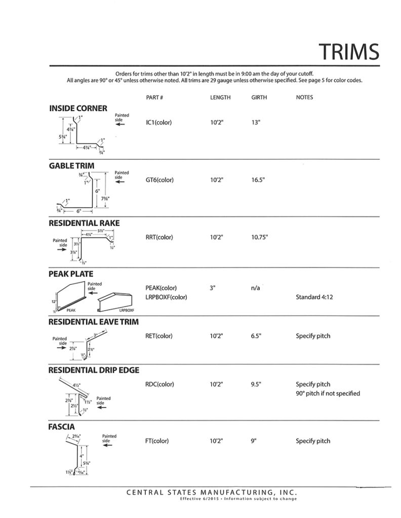 Metal Building Trim | Sheet Metal Trim | Worldwide Steel Buildings