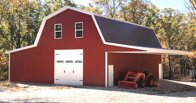 Gambrel Barn Kits | Worldwide Steel Buildings | Steel Gambrel Barn Kits