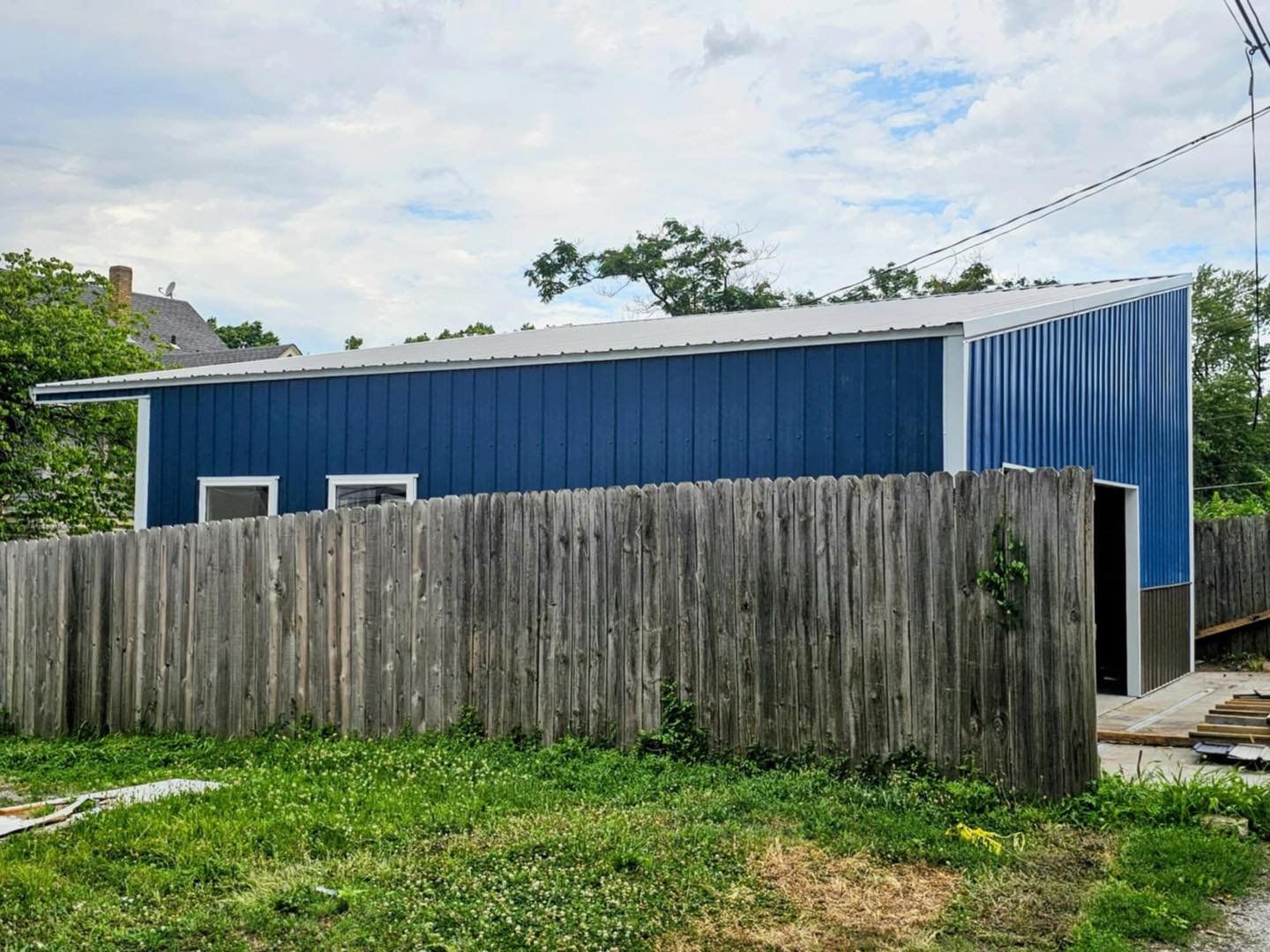 Single Slope Garage Shop